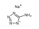 5-amino-1H-tetrazole sodium salt结构式
