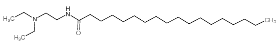 N-[2-(二乙基氨基)乙基]十八酰胺结构式