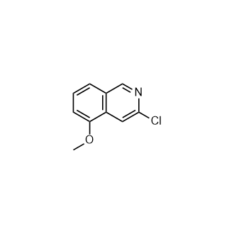 3-Chloro-5-methoxyisoquinoline Structure