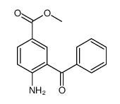 4-Amino-3-benzoylbenzoic acid methyl ester Structure