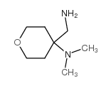 4-氨基甲基-N,N-二甲基四氢-2H-吡喃-4-胺结构式