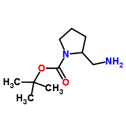 2-(Aminomethyl)-1-N-Boc-pyrrolidine Structure