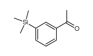 1-[3-(trimethylsilyl)phenyl]ethanone Structure