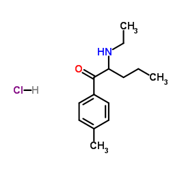 2-(ethylamino)-1-(4-methylphenyl)pentan-1-one,hydrochloride Structure