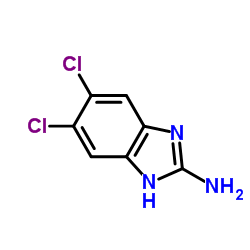 2-氨基-5,6-二氯苯并咪唑结构式