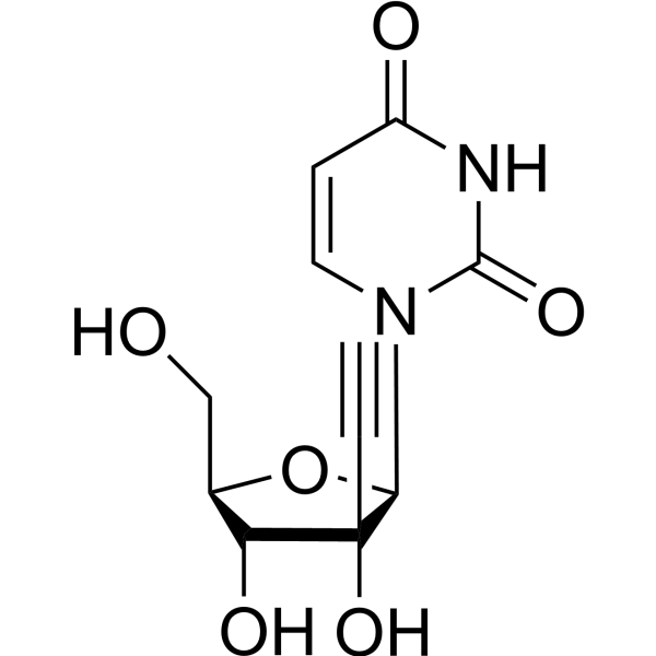 2'-C-乙炔基尿苷结构式