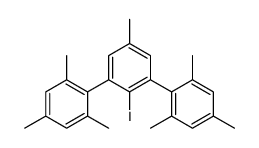 2-iodo-5-methyl-1,3-bis(2,4,6-trimethylphenyl)benzene Structure