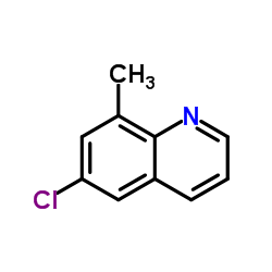 6-氯-8-甲基喹啉结构式