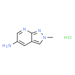 2-甲基-2H-吡唑并[3,4-b]吡啶-5-胺盐酸盐结构式