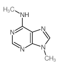 N,9-dimethylpurin-6-amine结构式