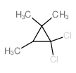 1,1-dichloro-2,2,3-trimethyl-cyclopropane Structure