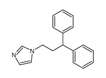1-(3,3-diphenylpropyl)imidazole Structure