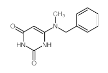 6-(benzyl-methyl-amino)-1H-pyrimidine-2,4-dione Structure