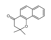 2,2-dimethyl-3H-benzo[h]chromen-4-one Structure