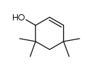 4,4,6,6-Tetramethyl-cyclohexen-(2)-ol-(1) Structure