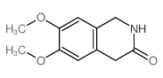 6,7-二甲氧基-1,2-二氢异喹啉-3(4H)-酮结构式