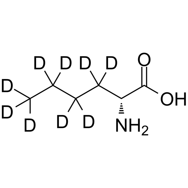 D-2-Aminohexanoic acid-d9 Structure