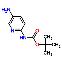 tert-Butyl (5-aminopyridin-2-yl)carbamate Structure