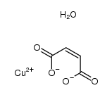 copper(II) maleate monohydrate Structure