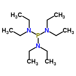 Tris(diethylamino)phosphine Structure