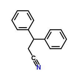 3,3-Diphenylpropionitrile Structure