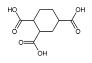 cis-1,2,trans-4-cyclohexanetricarboxylic acid Structure