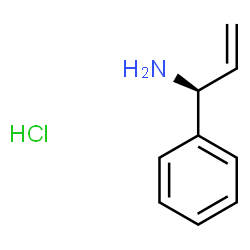 (S)-1-苯基丙烷-2-烯-1-胺盐酸盐结构式