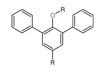 2,6-二苯呋喃多孔聚合物树脂结构式