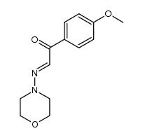 4'-Methoxy-α-(morpholinoimino)acetophenone结构式