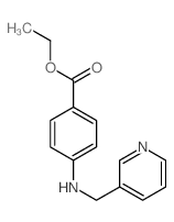 Benzoic acid,4-[(3-pyridinylmethyl)amino]-, ethyl ester Structure
