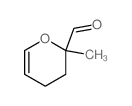 2H-Pyran-2-carboxaldehyde,3,4-dihydro-2-methyl- Structure