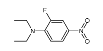 N,N-diethyl-2-fluoro-4-nitroaniline Structure