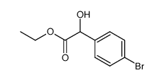 ethyl 2-(4-bromophenyl)-2-hydroxyacetate Structure