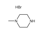 1-methylpiperazinium bromide结构式