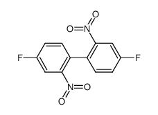 4,4'-difluoro-2,2'-dinitrobiphenyl结构式