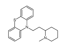 Phenothiazine, 10-(2-(1-methyl-2-piperidyl)ethyl)-结构式