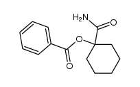 1-benzoyloxy-cyclohexanecarboxylic acid amide结构式