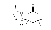 diethyl 3-phosphono-3,5,5-trimethylcyclohexanone结构式