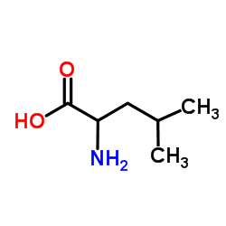 2-Amino-4-methylpentanoic acid structure