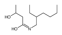 N-(2-乙基己基)-3-羟基丁酰胺结构式