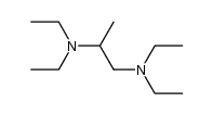 N,N,N',N'-tetraethyl-1,2-diaminopropane Structure