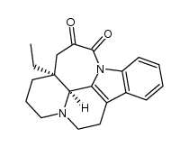 (3α,16α)-D-homoeburnamonine-14,15-dione Structure