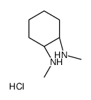 (1R,2S)-N,N'-Dimethyl-1,2-cyclohexanediamine hydrochloride (1:1) Structure