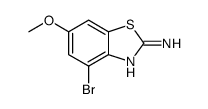4-Bromo-6-methoxybenzo[d]thiazol-2(3h)-imine Structure
