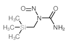 Urea,N-nitroso-N-[(trimethylsilyl)methyl]- Structure