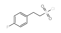 2-(4-Fluorophenyl)ethanesulfonyl chloride Structure
