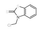 N-氯甲基苯并噻唑-2-硫酮结构式