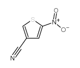 2-硝基噻吩-4-腈结构式
