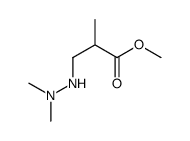 methyl 3-(2,2-dimethylhydrazinyl)-2-methylpropanoate结构式