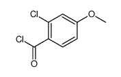 2-chloro-4-methoxybenzoyl chloride Structure